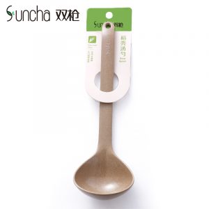 双枪稻壳汤勺268×81(mm)