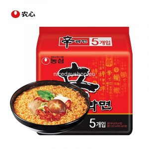 农心辛拉面家庭装120g×5