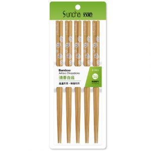 双枪竹工艺筷(清香自远)5双