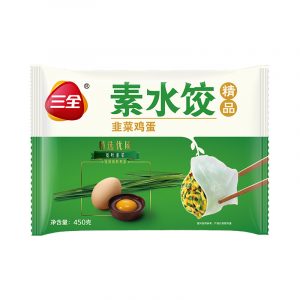 三全素水饺韭菜鸡蛋 500g